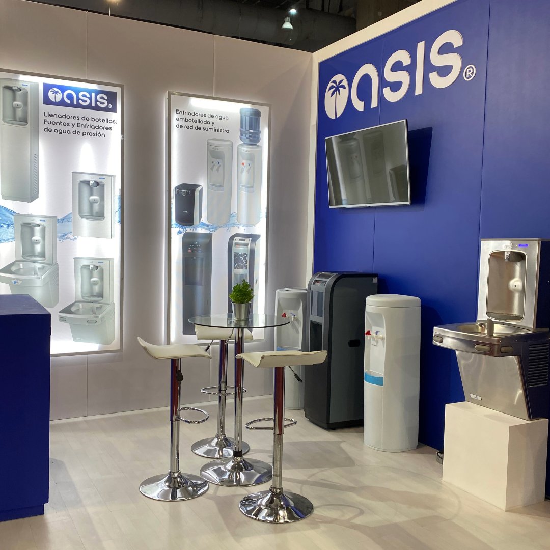 OASISIntl's tweet photo. Reflecting on #AquaTech Mexico! Thank you to everyone who stopped by, engaged with us, and shared our enthusiasm for a well-hydrated world.
#HydrationInnovation #WaterFiltration #DrinkingWater #WeKnowWater https://t.co/CED7f6dHKL