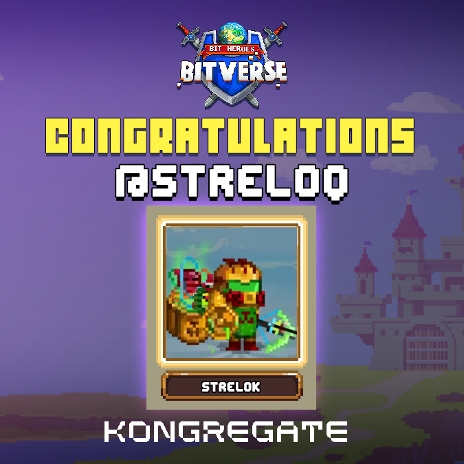 BHBitverse's tweet photo. We want to congratulate @streloq on winning the "Dress to Impress" Twitter Giveaway! ๐
We were amazed by the submissions and we want everyone to know that we are having another one on 9/18 at 10AM PDT! ๐
See you in the next giveaway! ๐
#thebitverse #giveaway https://t.co/jp4ahzrevS