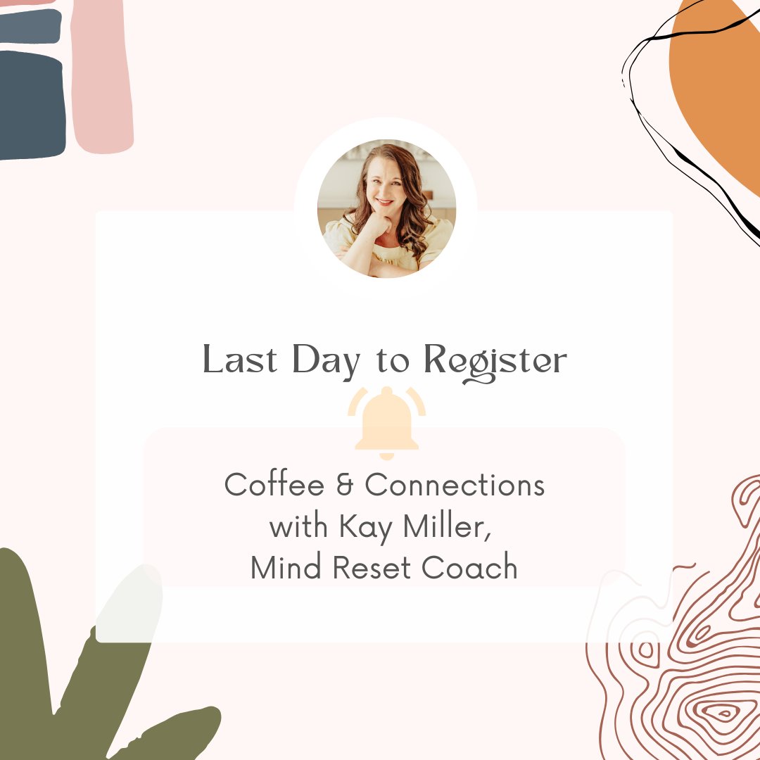Psst... guess what? Today's the day! 🎉 Your last opportunity to snag a spot at 'Coffee &amp; Connections' with Kay Miller. Say goodbye to self-doubt and hello to a more confident you. Register ASAP! ☕💪 #LastChance #PersonalGrowth #MemberHighlight