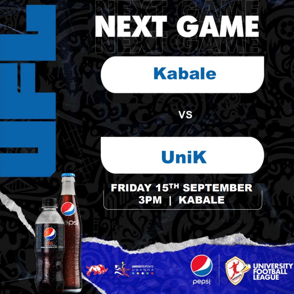 uflug's tweet photo. #PepsiUFL 

Up next...

#UFLUG
#FootballThatRocks
#ThirstyForMore https://t.co/9ihB8To2kK