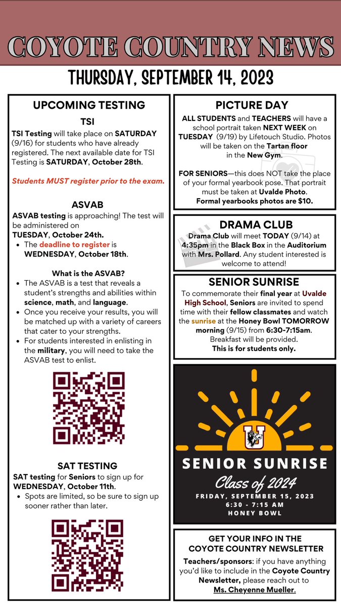 Uvalde High School tweet media