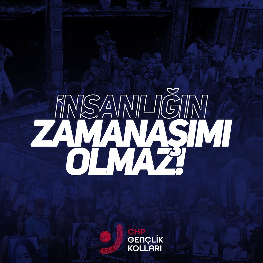Sivas Katliamı davası zaman aşımı nedeni ile düşürüldü.

Katilleri ve işbirlikçilerini affetmeyecek, mücadelemizi sorumlular hesap verinceye dek sürdüreceğiz!