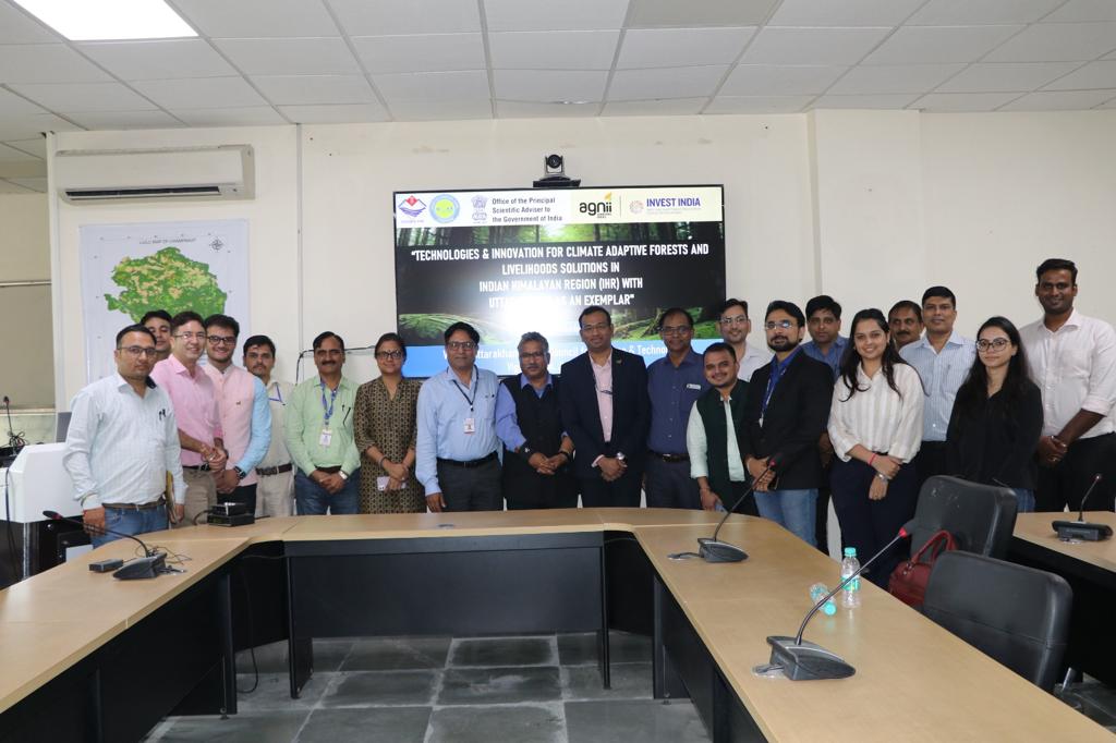 agnii_goi's tweet photo. AGNIi Mission and @ucostdehradun , forge ahead in their mission to build #climateresilient models for #forestmanagement and #livelihoodgeneration through #innovation and #technology https://t.co/uKB5bjIjCV