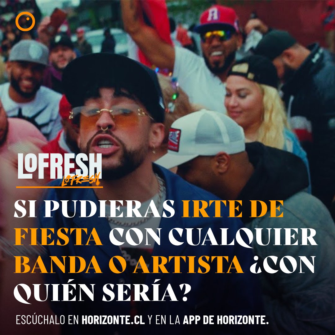 radiohorizonte's tweet photo. Ya estamos calentando motores para el comienzo de este fin de semana XL. Por eso, hoy en #LoFresh queremos saber a qué artista o banda elegirías para irte de fiesta 🕺✨💃

Coméntalos, escúchalos y entérate de los últimos estrenos desde las 16 hrs en https://t.co/ur3VZqNxUd 💻 https://t.co/khjMGen1Dg
