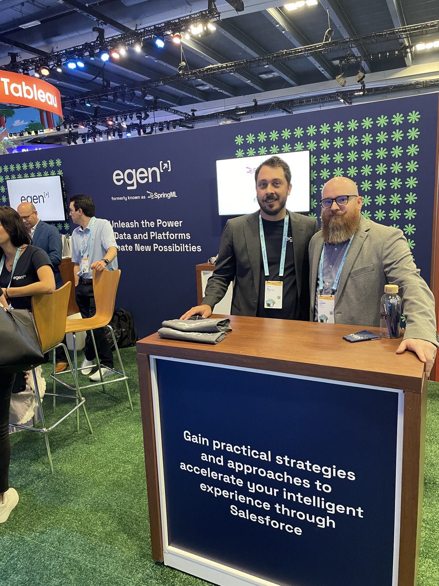 egeninc's tweet photo. It is your last chance to visit Egen at #DF23 Booth 1626! Stop by and learn how to unleash the power of data, AI, and actionable insights to empower people and deliver impact for the better. Meet with our team: https://t.co/1h3XqfltR4

#CreateNewPossibilities #SalesforcePartner https://t.co/8xQUTPHggu