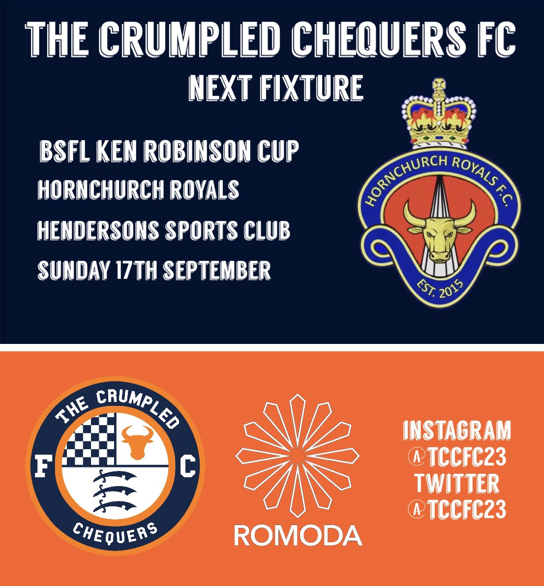 The Crumpled Chequers FC tweet media