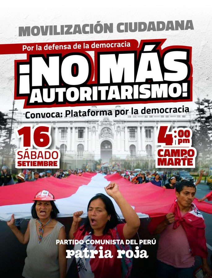 SustanciaSin's tweet photo. Ahora los comunista de Patria Roja creen en la democracia y aborrecen el autoritarismo. 
Ya los quiere ver promoviéndola en Cuba, Venezuela o Nicaragua.
Terminarían en la cárcel.
Pobre gente
Fuente: @patriaroja 
#senderoluminosos #movadef https://t.co/huGqoHMjcW