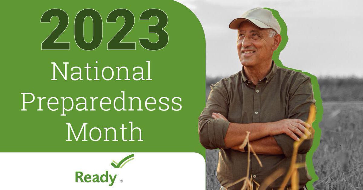 sentryelecgrp's tweet photo. This National Preparedness Month theme is “Take Control in 1, 2, 3”. Over the next decade, it is imperative that the growing older adult population become more aware of their risks and better prepared for them. #NPM2023 #TakeControl123
https://t.co/RKwWJWPn31 https://t.co/a7qQkLAzCm