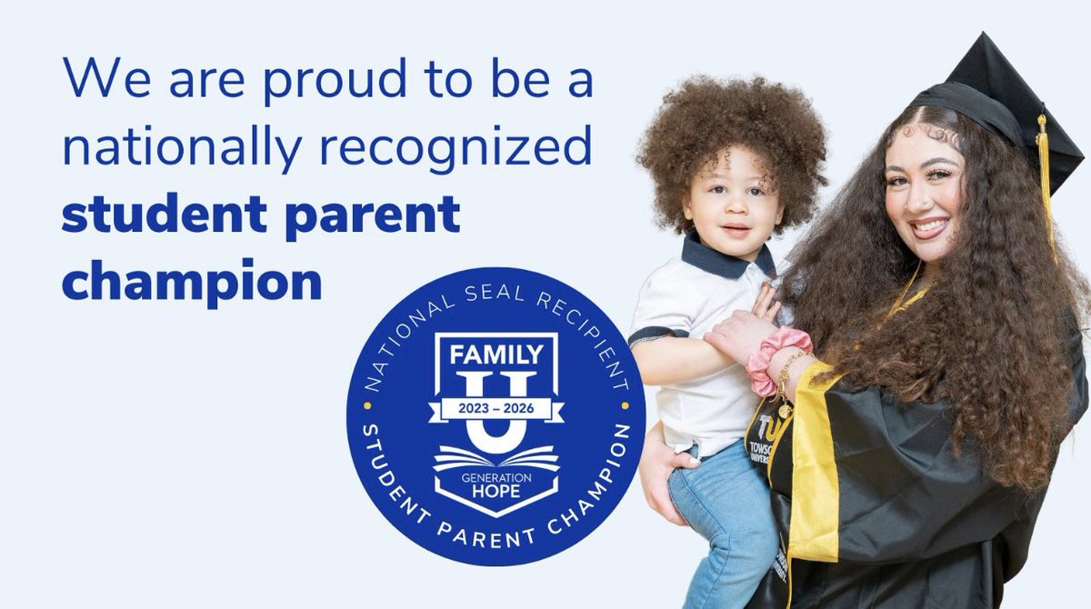 @montgomerycoll is celebrating #nationalstudentparentmonth w/ the @SupportGenHope #FamilyU Seal! And we’re selected as the Exemplar. That’s $25k in funding!Congrats to our committed faculty, staff & engaged #studentparents on this achievement. Bravo to all seal recipients.