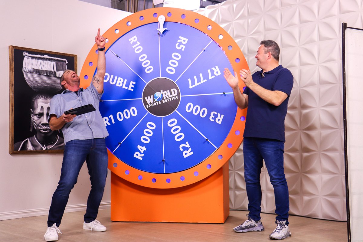 expressoshow's tweet photo. Stand a chance to Spin 'n Win with the @WorldSportsBet wheel!
Tell us, what do you think is the most popular sport in the world? 📈🌍 
Include #WorldSportsBetting in your answer. Competition closes 18 September. 
Ts&amp;Cs https://t.co/hwyqRnjKb1 
#ExpressoShow https://t.co/skrXrA19uS