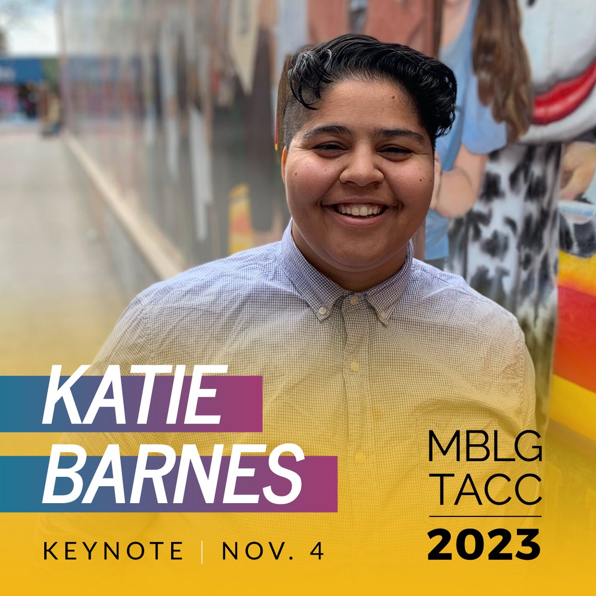 We're THRILLED to announce that activist and comedian <a href="/HaydenKristal/">Hayden Kristal</a> and award-winning sports journalist <a href="/katie_barnes3/">Katie Barnes</a> will keynote at <a href="/mblgtacc/">MBLGTACC</a> this November. 

Learn more and register ⬇️
mblgtacc.org/news/comedian-…