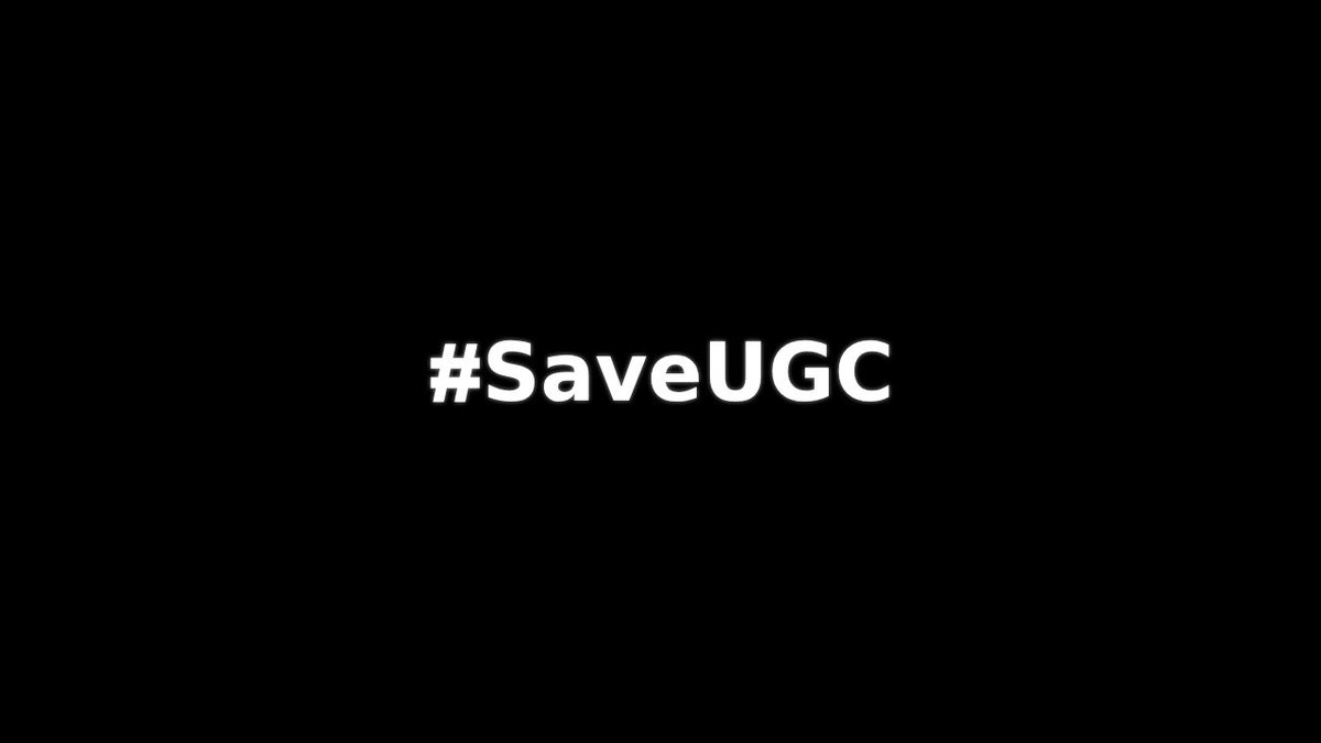 #SaveUGC