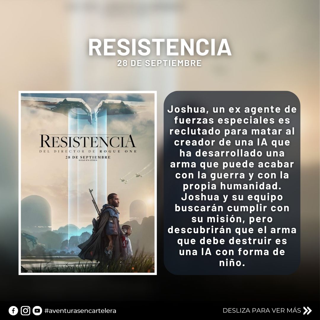 Avec_2508's tweet photo. ¡ESTRENOS MÁS ESPERADOS DE SEPTIEMBRE!

❤️ COMPARTE este post. 
🌐 SÍGUEME en todas mis redes.

#thecreator #Resistencia #sawx #eljuegodelmiedo #juegomacarbo #terror #acción #supenso #aventura #cine #peliculas #estrenos #somosfans #somoscine #nochedecine #próximosestrenos https://t.co/2FIzSVotUe