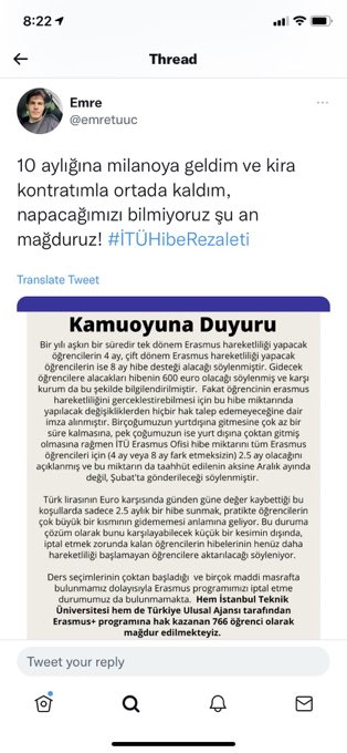 18 yaşını geçtiği halde, hâlâ utanmadan ebeveynlerinden harçlık isteyen kimseler “vizyonumu” beğenmemiş!

Gidin, gidin, krediye, borca girin, gerekirse okulunuzu uzatın; ama Erasmus’la Avrupa’yı görün.😅

Nasıl başladı? / Nasıl gidiyor?