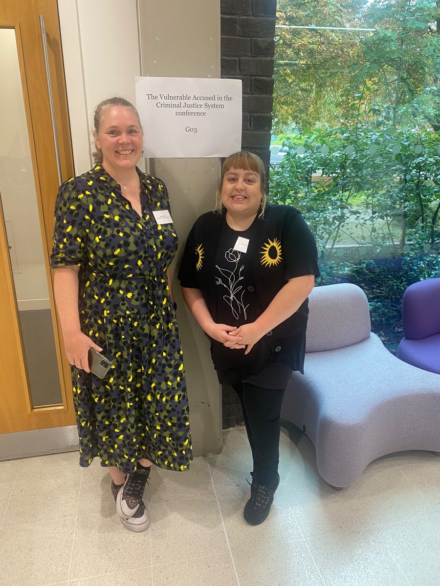 An interesting and thought provoking 2 days at <a href="/unibirmingham/">Uni of Birmingham</a> #VulnAccusedConf23 with @SLT_Kimu76  ☺️

Thank you <a href="/roxanna_law/">Roxanna Dehaghani</a> <a href="/sammy_fair/">Sam Fairclough</a> <a href="/HLPierpoint/">Dr Harriet Pierpoint</a> for organising. Really great to hear so many professionals from so many backgrounds championing communication access! #MySLTDay