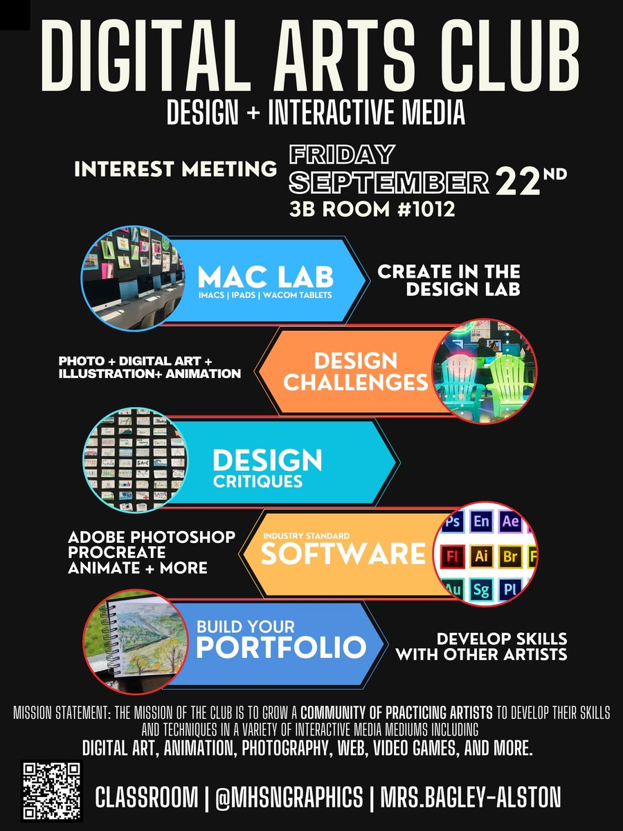 Digital Arts Club 1st Meeting Friday 9/22
