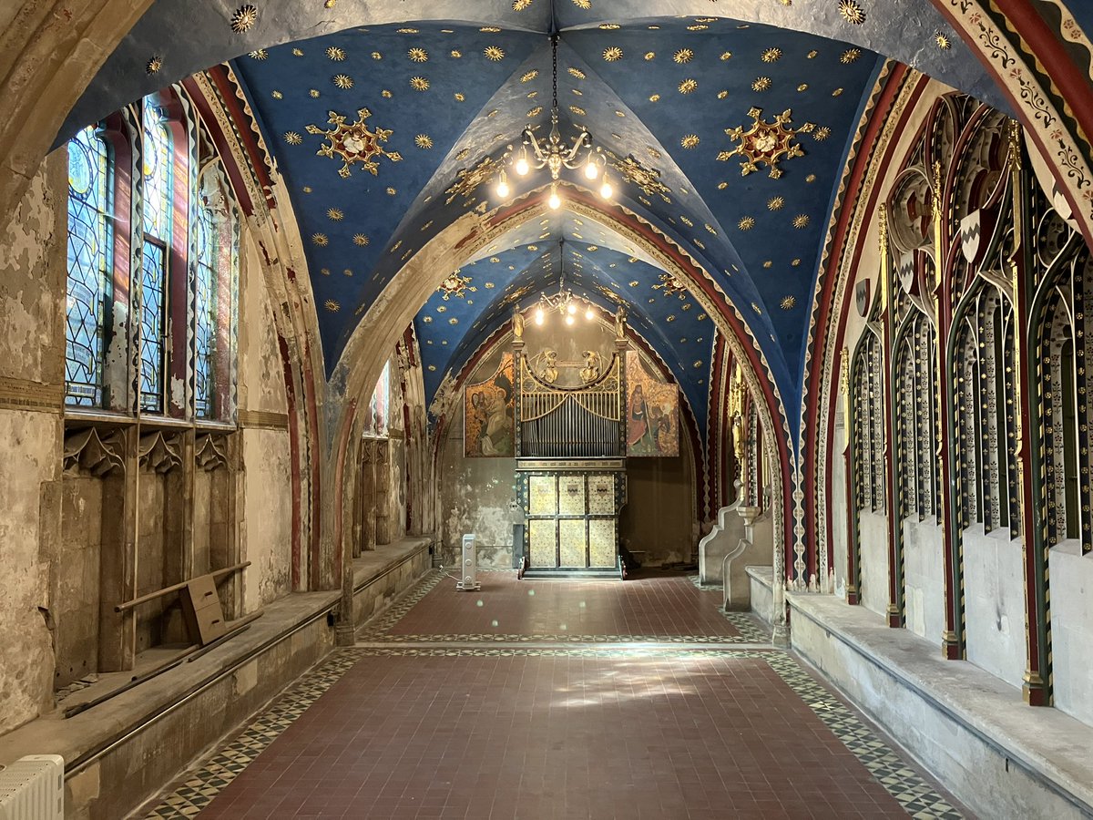 Emily Gee (@ejngee) on Twitter photo …to the sensory, celestial wonders of the Crypt Chapel of St Sepulchre. Sir Ninian Comper, 1895 and recently beautifully restored. <a href="/HeritageFundUK/">The National Lottery Heritage Fund</a> <a href="/NatChurchTrust/">National Churches Trust</a> <a href="/CofE_Churchcare/">ChurchCare</a> …to the sensory, celestial wonders of the Crypt Chapel of St Sepulchre. Sir Ninian Comper, 1895 and recently beautifully restored. <a href="/HeritageFundUK/">The National Lottery Heritage Fund</a> <a href="/NatChurchTrust/">National Churches Trust</a> <a href="/CofE_Churchcare/">ChurchCare</a>