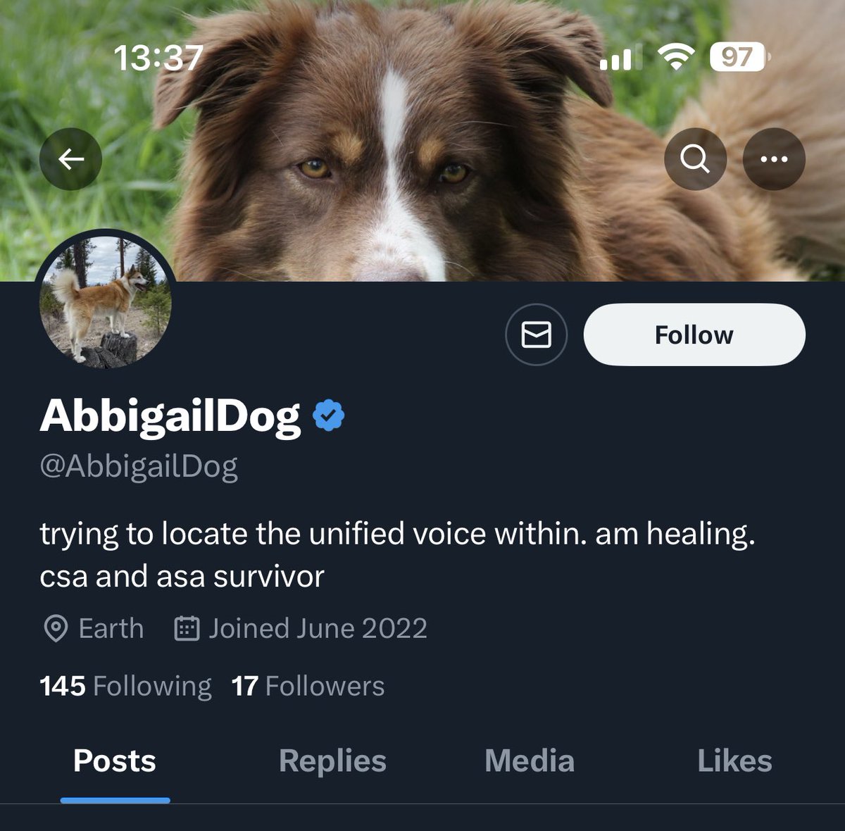 airbus63's tweet photo. @MegatronElliott @AbbigailDog @WBrettWilson @calgaryherald I have a feeling that @AbbigailDog is a #ConBot. With these numbers. Following 145, one being #tRump! ๐ take a look at who this account is following. #NeverVoteConservative #NeverFlyWestJet https://t.co/K09niMgKps