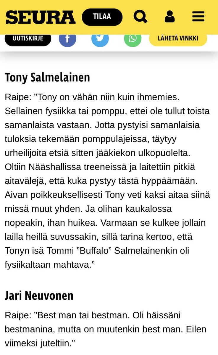 Raipe &amp; <a href="/Ynot88/">Tony Salmelainen</a> ❤️.

Ja toki <a href="/JukkaVuorio/">Jukka Vuorio</a> myös! 

#Ilves #Liiga #Ihmemies