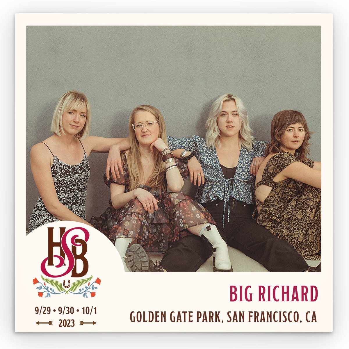 We're super excited to announce that we're playing @hsbfest in San Francisco this fall!