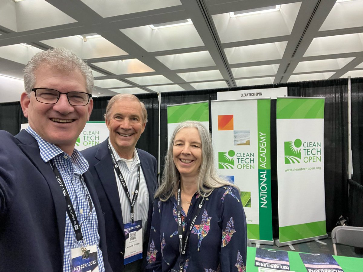 Come visit us @cleantechopen at Booth 44 in #NetzeroConference expo hall. We are the biggest #cleantech #accelerator in the world! @VerdicalGroup
@KenHayesLA