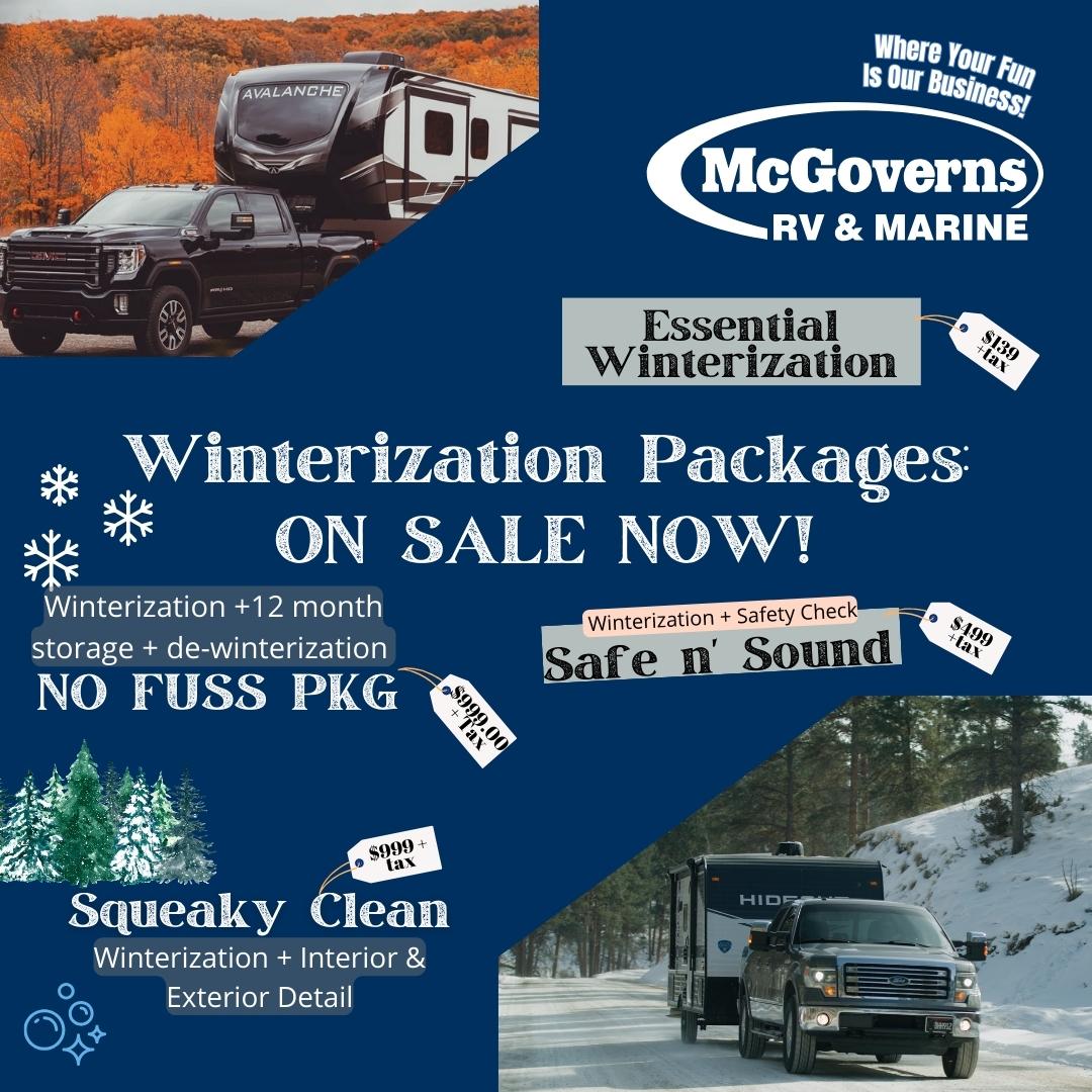 McGovernsRV's tweet image. Leaves are falling and autumn is calling 🍁McGovern&apos;s RV wants to help you get winter-ready with our winterization packages! 
Text at (780) 539-1814 today and let us answer your questions about winterization! 
#RVMaintenance #RVWinterization #RVlife  #RVService #Winterization