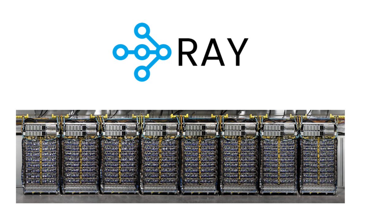 raydistributed's tweet photo. Cloud TPUs from @googlecloud are one of the most cost-effective ways to train and serve LLMs. 

In 2.7, Ray finally will support TPUs natively -- Ray enables a more intuitive TPU developer experience, allowing you to train and serve on massive TPU pods with ease.

Learn more at Ray Summit https://t.co/nsFP1sV4Hl