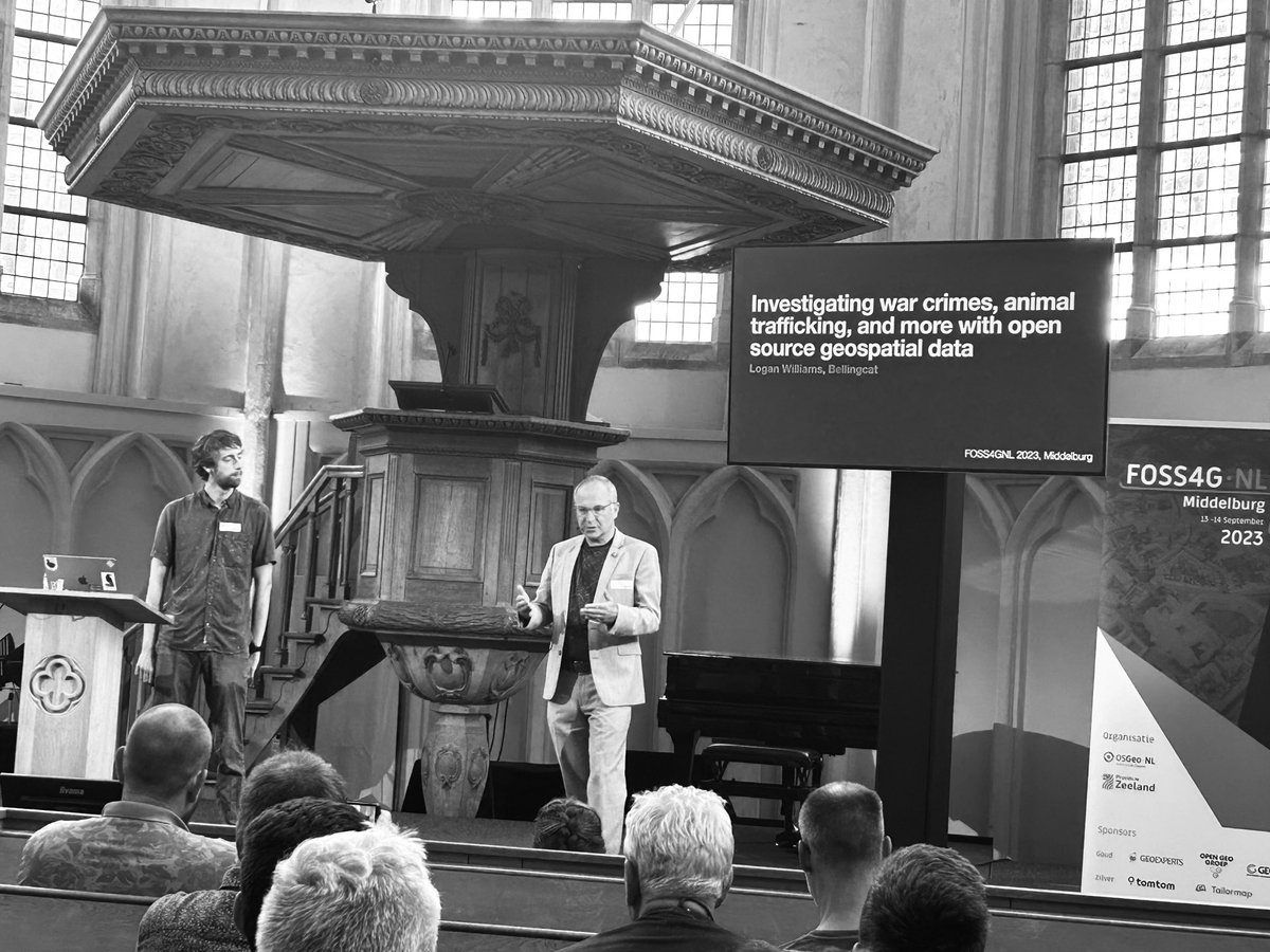 robertotjesse's tweet photo. FOSS4G NL in Middelburg https://t.co/fp4yu7MdQ3
