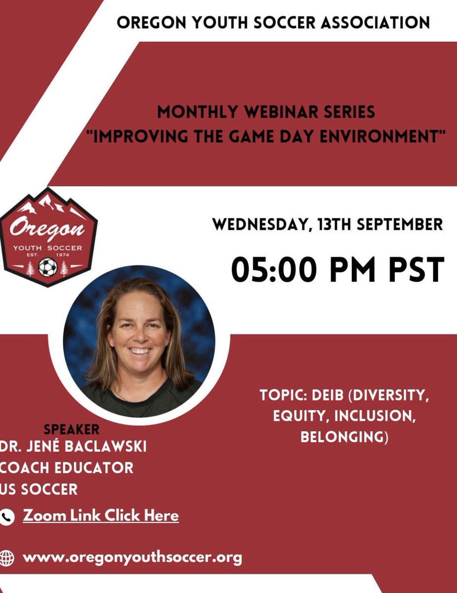 Vanessa Mann (@vmann11) on Twitter photo Cannot thank <a href="/jbaclawski/">Jené Baclawski</a> from <a href="/ussoccer_coach/">U.S. Soccer Coaching Education</a> department enough for her fantastic webinar for our members last night as part of our monthly webinar series centered around “Improving our game day environment” Cannot thank <a href="/jbaclawski/">Jené Baclawski</a> from <a href="/ussoccer_coach/">U.S. Soccer Coaching Education</a> department enough for her fantastic webinar for our members last night as part of our monthly webinar series centered around “Improving our game day environment”