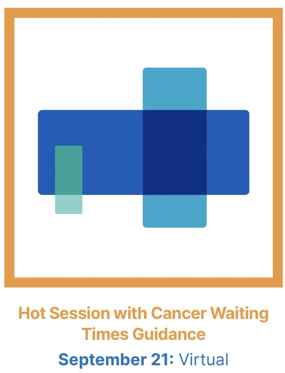 🔥 COMING UP NEXT… with release of the new national cancer guidance, our #Proud2bOps Hot Session will focus on key insights and ‘need to know’ standards regarding safe, timely, high quality care. See you all there. 🔥