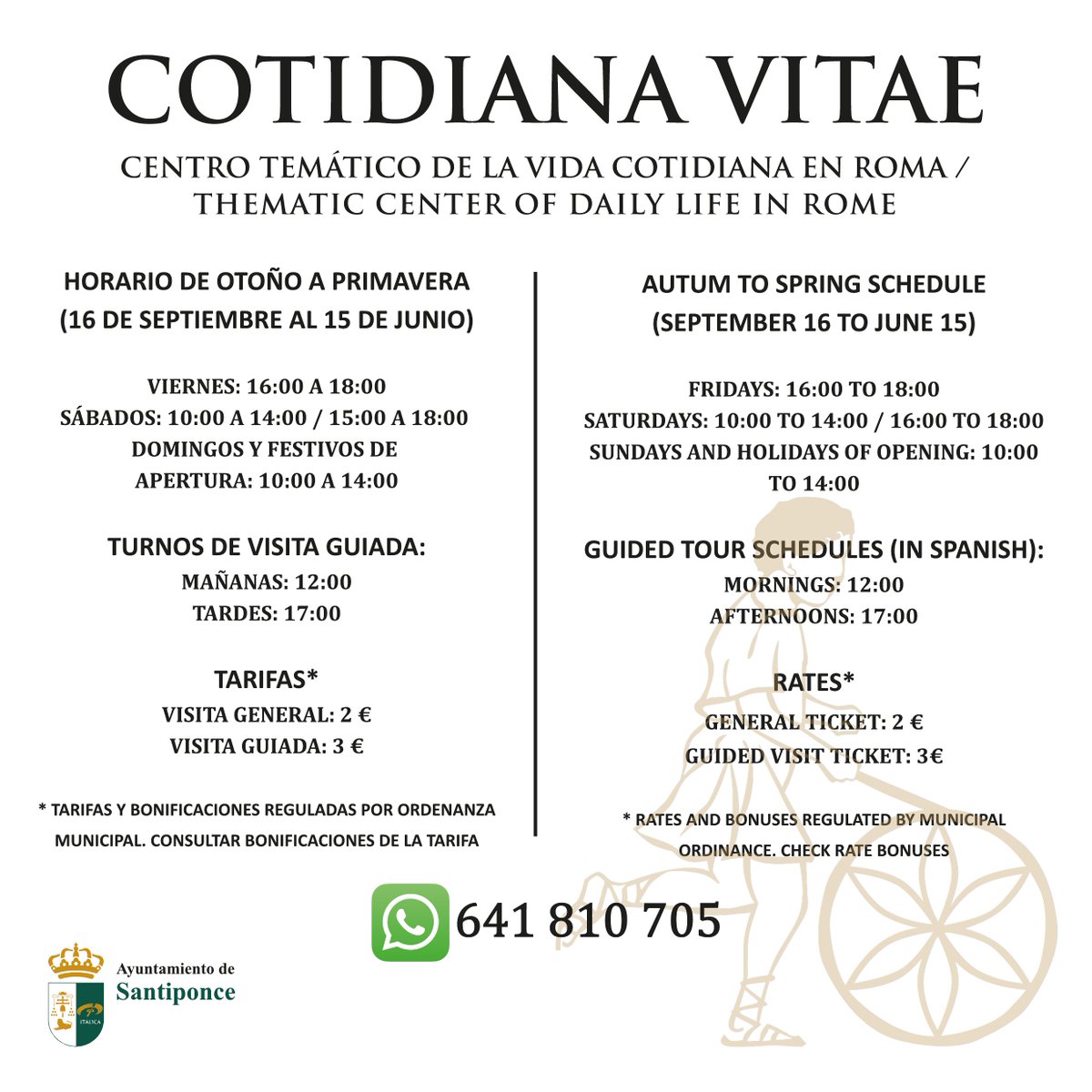 ¡NUEVO HORARIO! A partir del sábado 16 entramos en el horario de otoño. Ampliamos apertura los viernes y sábados por la tarde. ¡Te esperamos!