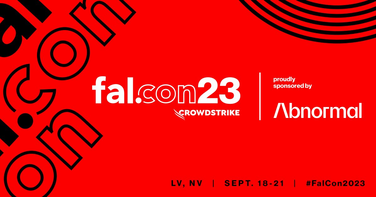 #FalCon2023 is just around the corner! Will we see you there? Visit us at booth #1408 to discover a modern approach to cloud email security. We're also presenting two speaking sessions that you won't want to miss. More on our presence at Fal.Con here: bit.ly/3LqdsL3