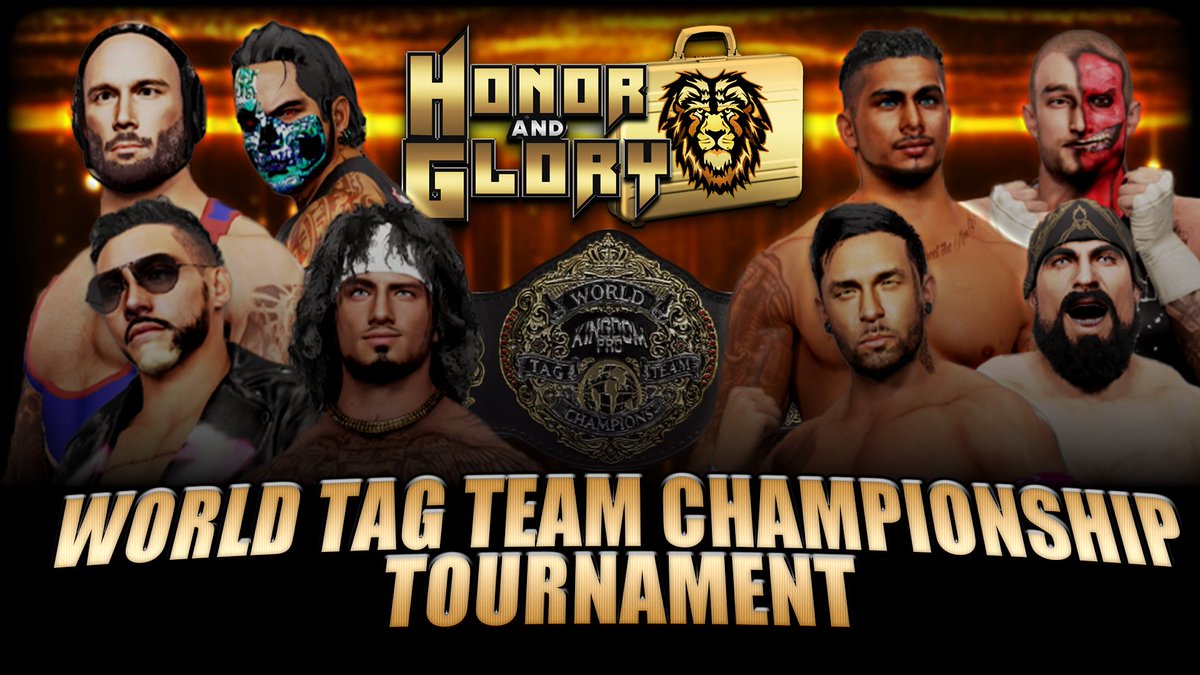 Multiple teams take their shot at being crowned the first ever Kingdom Pro World Tag Team Champions!!!
(<a href="/TheManOfWar_/">RedCoat</a> )
