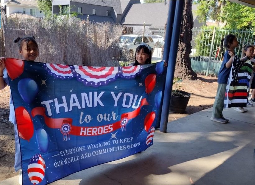ArcadiaFireDept's tweet photo. Thank you @arcadiachristianschool for celebrating our firefighters, police officers, and other first responders at your “Hero Day - Real Heroes Don’t Always Wear Capes” event. Our firefighters love meeting with our community especially our youth. https://t.co/mj0nFsrxJv