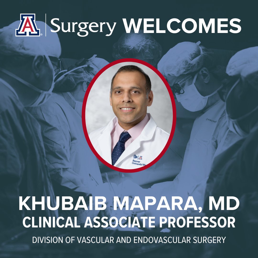 University of Arizona Department of Surgery tweet media