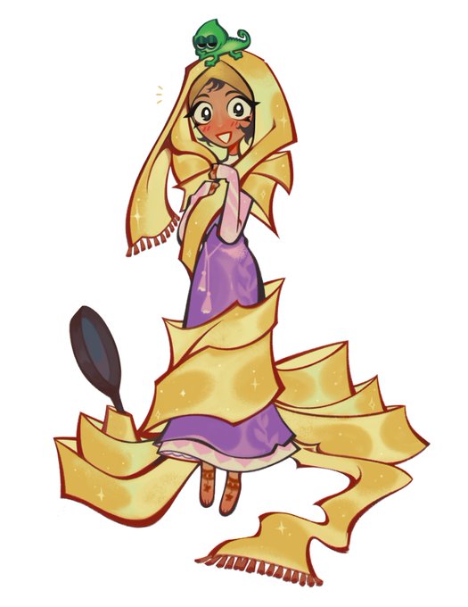hijabi rapunzel ..