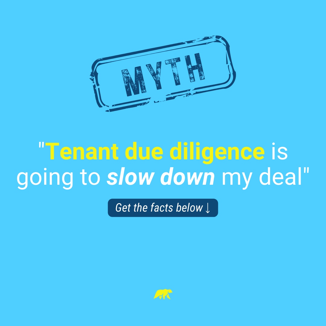 Time to debunk myths! Today: Tenant due diligence doesn't stall deals. Otso's service accelerates negotiations and filters out unfit tenants. Incorporating diligence boosts confidence and efficiency. Test Otso’s platform via our site's demo.