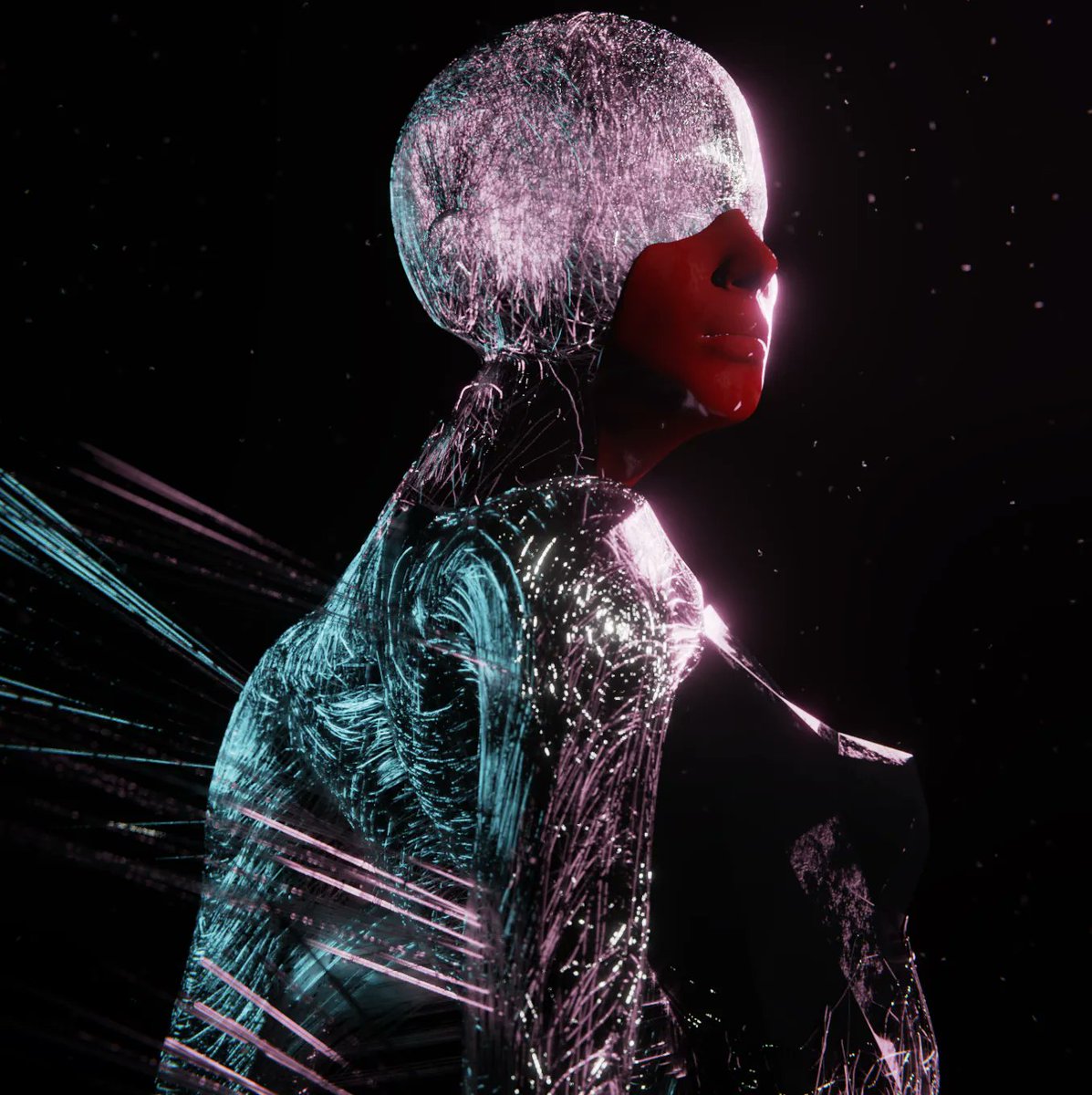 APhonyCase's tweet photo. Thom liked to see his work on a phone case so much, he's already given another great piece! "still puppet 001" now available at https://t.co/88WVm6l8so 
#aphonycase #phonecase #galaxy #iphone #pixel #art #artist #3d #blender #geometrynodes https://t.co/SWyfL6kxLG