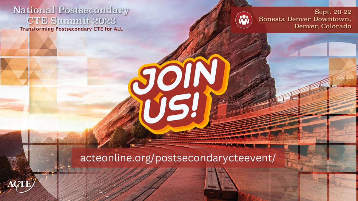 There's Still Time to Register! Join us next week, Sept. 20–22 in Denver! Check out the complete agenda, which features faculty recruitment and retention, collecting data on special populations to help mediate equity gaps, building partnerships, and more! bit.ly/3yRgUZh