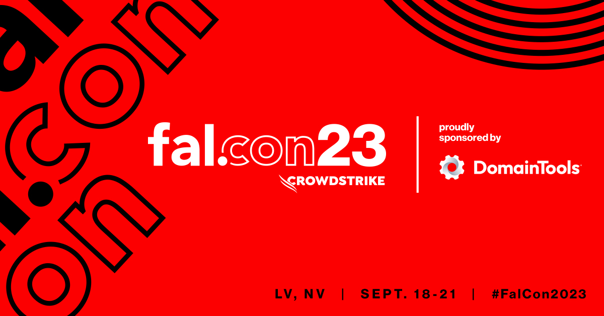 DomainTools's tweet image. Will you be in Vegas next week? No way us too! We’ll be at for @Crowdstrike Fal.con! Hope to see you there! #FalCon2023