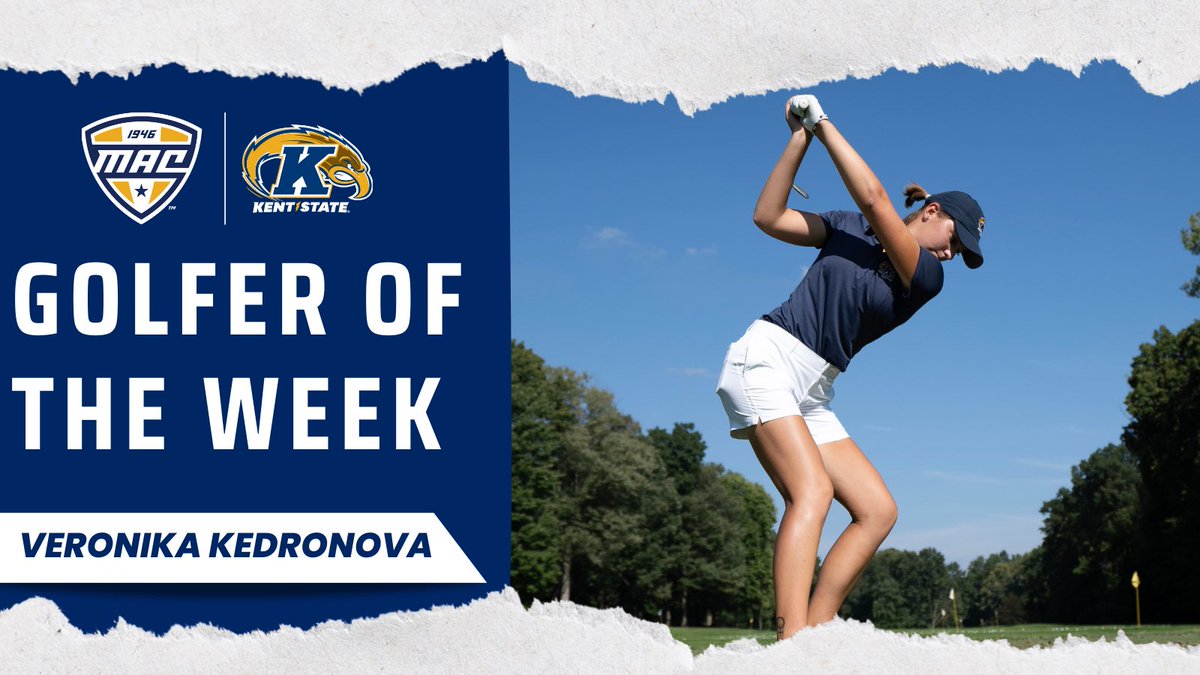 Kedronova shined this weekend in her collegiate debut, tying for 1st in the Dick McGuire Invitational by shooting -9 for the tournament, including a field-leading 15 total birdies and a first round personal best score of 66. The first year joins Kent State after winning the Czech