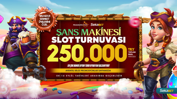 🌟 Yalnızca #SEKABET Üyelerine Özel Bir Fırsat!

🎉 Şans Makinesi Slot Turnuvasında Toplam 250.000 TRY Ödül Havuzu Seni Bekliyor. Bonus oyun turunda en iyisi ol ve kazan!

📆 Turnuva, 8-14 Eylül tarihleri arasında geçerlidir.

➡️ Şimdi Oyna t2m.io/sekatw23 | Şans seninle