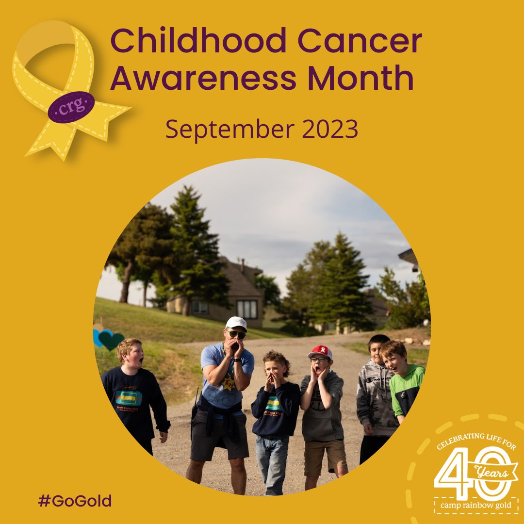 Each September, we lift up our #CRG families and all children and families who have experienced a pediatric cancer diagnosis. We're dedicated to serving Idaho children with cancer and their families through camps, teen support group, and more. camprainbowgold.org #gogold