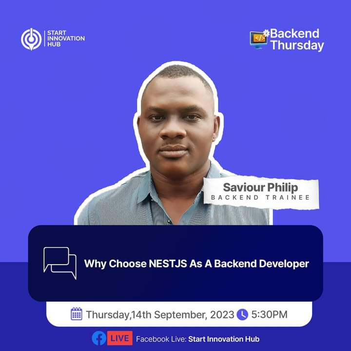 SaveDeCode's tweet photo. I was live today talking on the topic
"Why choose NestJs as a backend developer"
Click on the link to watch
https://t.co/asf5dXTeva

#bbtvi #mohbad #nairamarley #bbtvi #bbtvi #bbtvi #bbtvi #bbtvi #uber #BBNaijaXCloseup
#backenddevelopment #Nestjs https://t.co/jen0Azu6vw