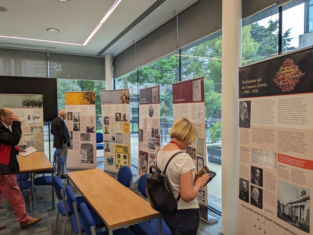 Thank you @brithistmed. I greatly appreciate your invitation to be one of the speakers at #BSHMCongress2023. The exhibition on the legacies of eugenics was wonderfully displayed @cardiffuni