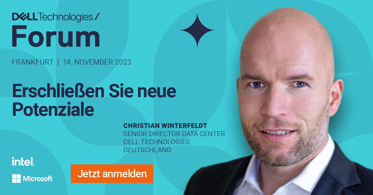 Der Schritt von der Idee zur Innovation erfordert Mut. Verpassen Sie nicht die #DellTechForum Keynote 2023, um jene Durchbrüche zu entdecken, die unsere Welt prägen: dell.to/3Pcqj5Q
#iWork4Dell