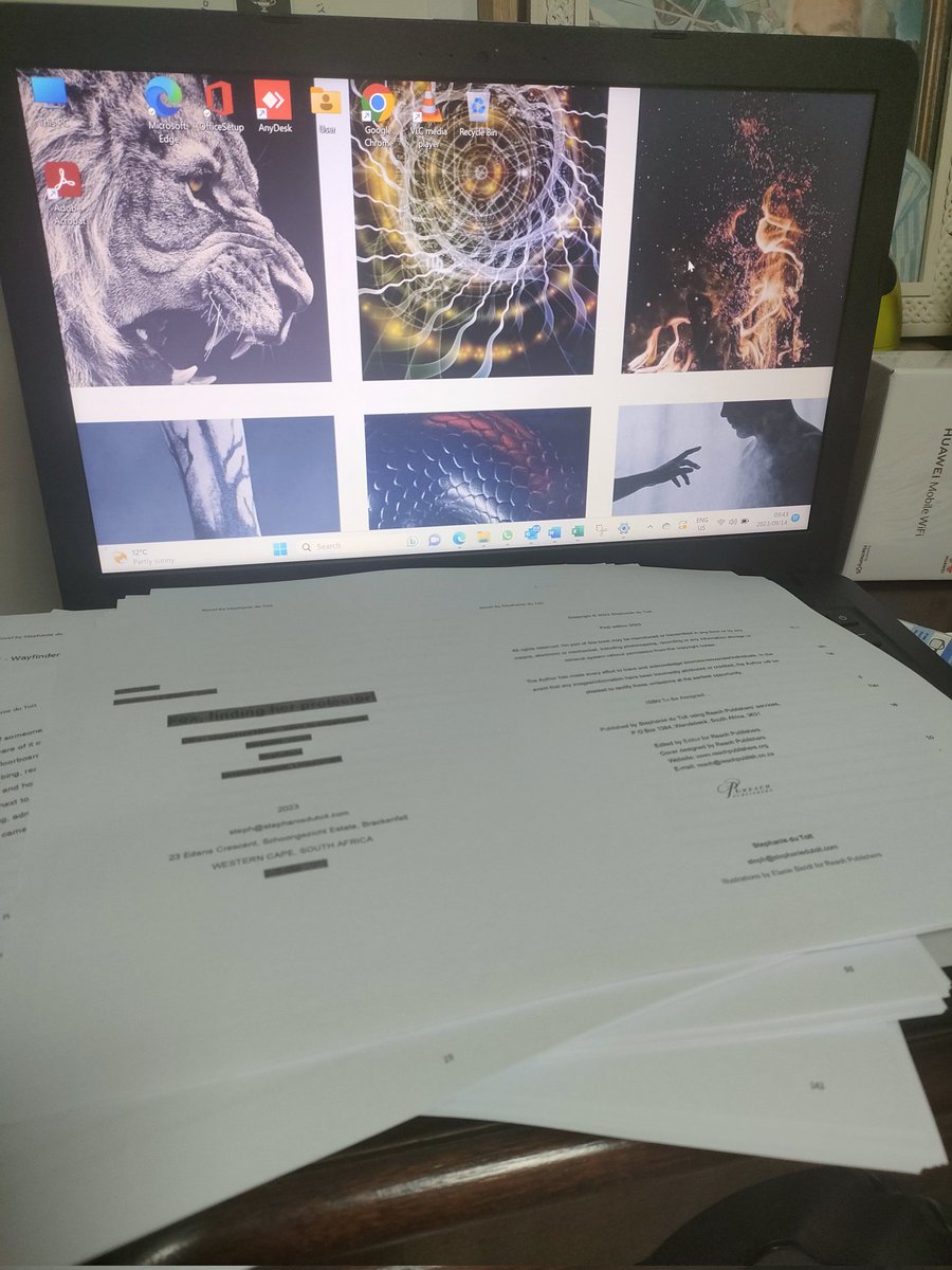 E23_SdT's tweet photo. Finished working through the first draft received back from my Editor. It has been an exciting journey writing this novel, especially the research. #curse #damagedpeople #serpentpower
#romancenovels #SouthAfrica #NewNovel https://t.co/ukzknDiIfP