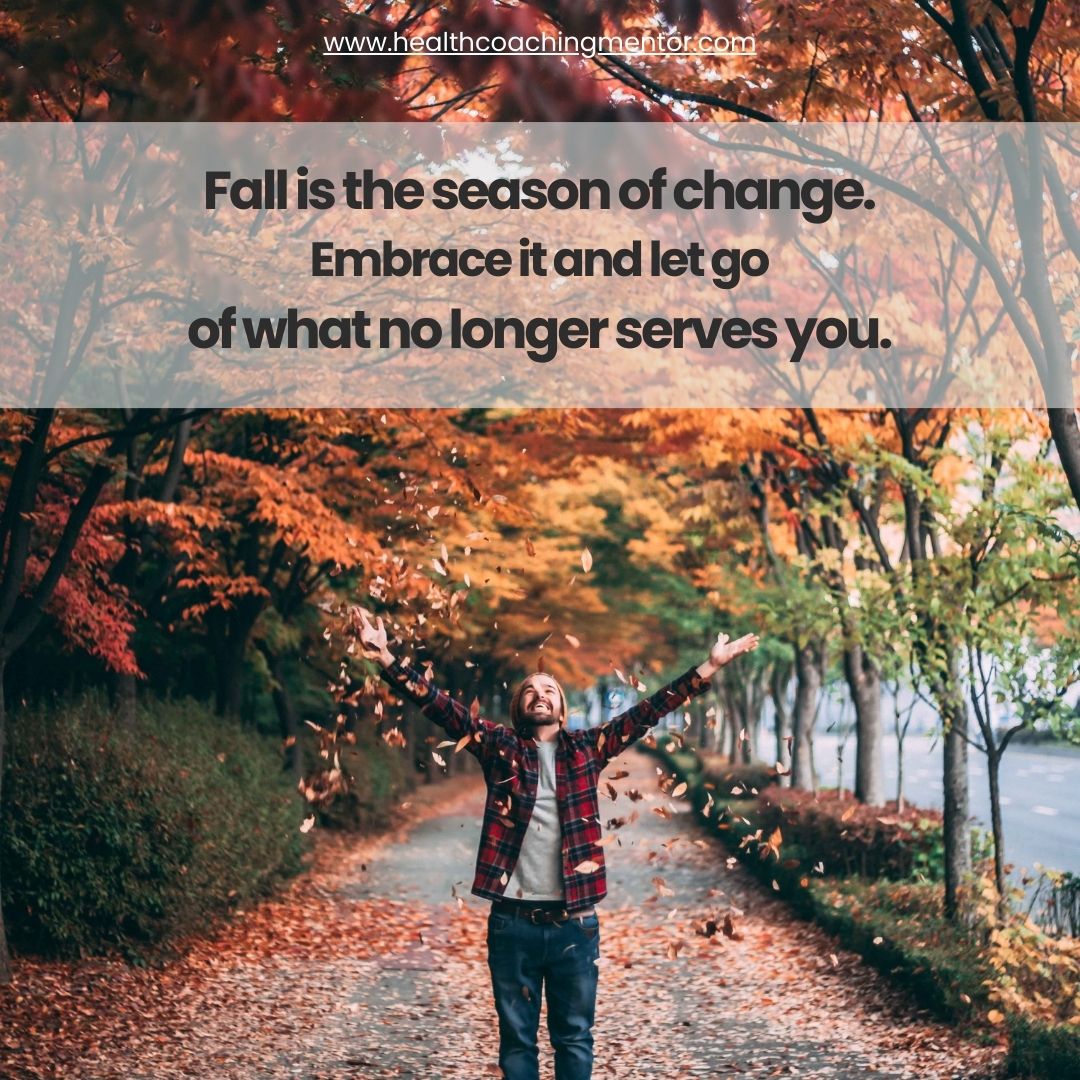 Embrace the winds of change this fall and let go of what no longer serves you.

#SeasonOfChange #EmbraceTheFall #LettingGo #NewBeginnings #AutumnVibes #Transformation #SelfGrowth #ReleaseAndRenew #EmbraceTheJourney #FallInspiration #ChangeIsGood