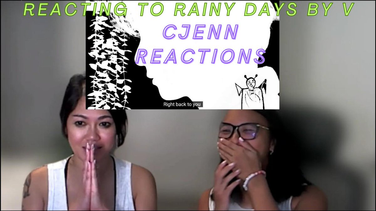 jennm419's tweet photo. We reacted to #RainyDays by V! 🌧 Watch below to see our reaction!  #kpopreactions #reactionvideo #youtubers #V_RainyDays #reactions #funnyvideo #newmusic #newsong #newkpop #kpopsongs #music #musicvideoreaction #mvreaction #officialMV #bighitmusic #bighit

https://t.co/1tUnvXz5Ne https://t.co/7pzzecXO05