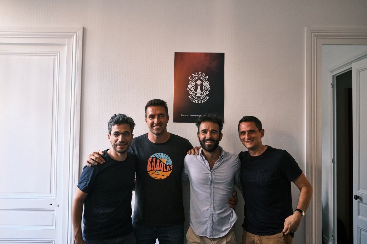 Ce fut une belle inauguration <a href="/caissa_bordeaux/">Caïssa Bordeaux</a> <a href="/Lenitnaf/">Thibault Fantinel</a> <a href="/kookarachat/">Antonin Delbos</a> . Un grand merci à <a href="/FressinetL/">Fressinet Laurent</a> d’être venu pour cette grande soirée!